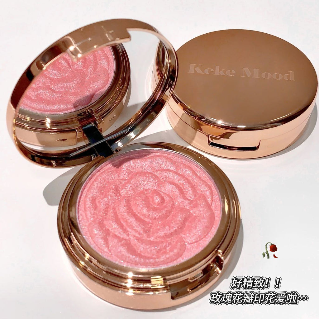 Rose Floral Shimmer Blush – image 9