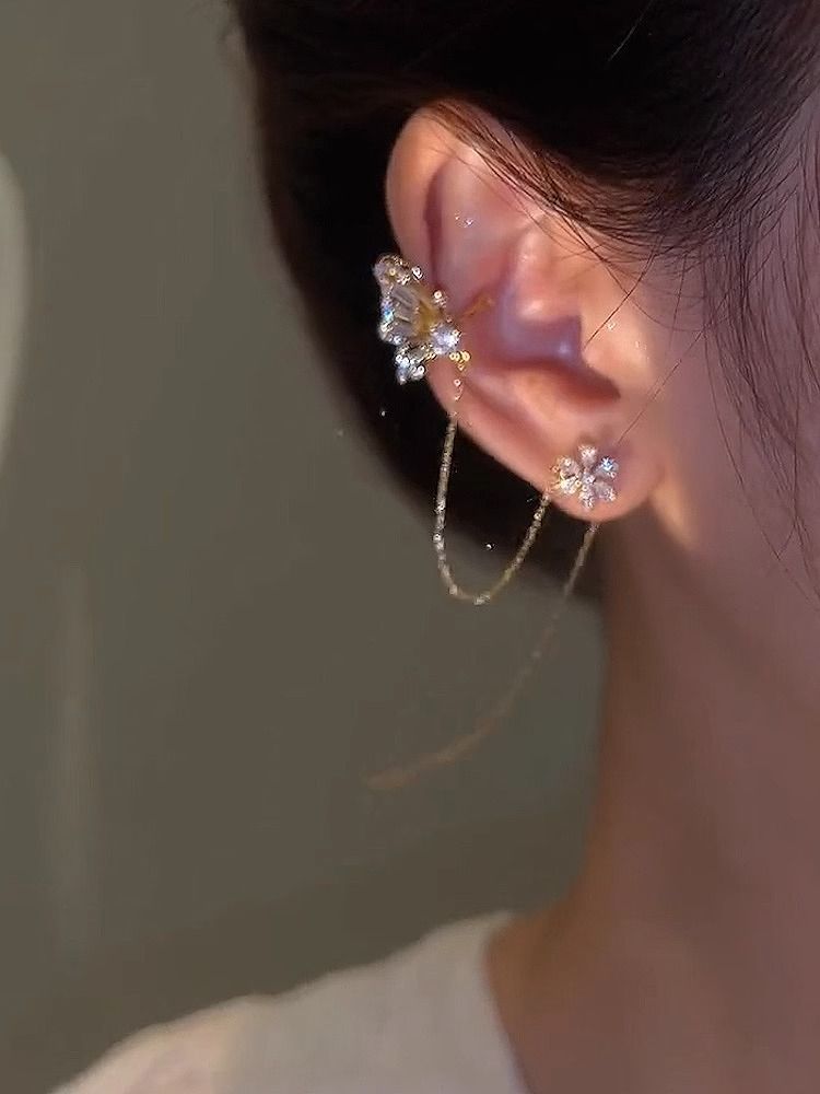 Floral Tassel Earrings – image 6
