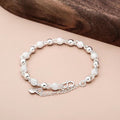 Adjustable Bead Bracelet - Silver