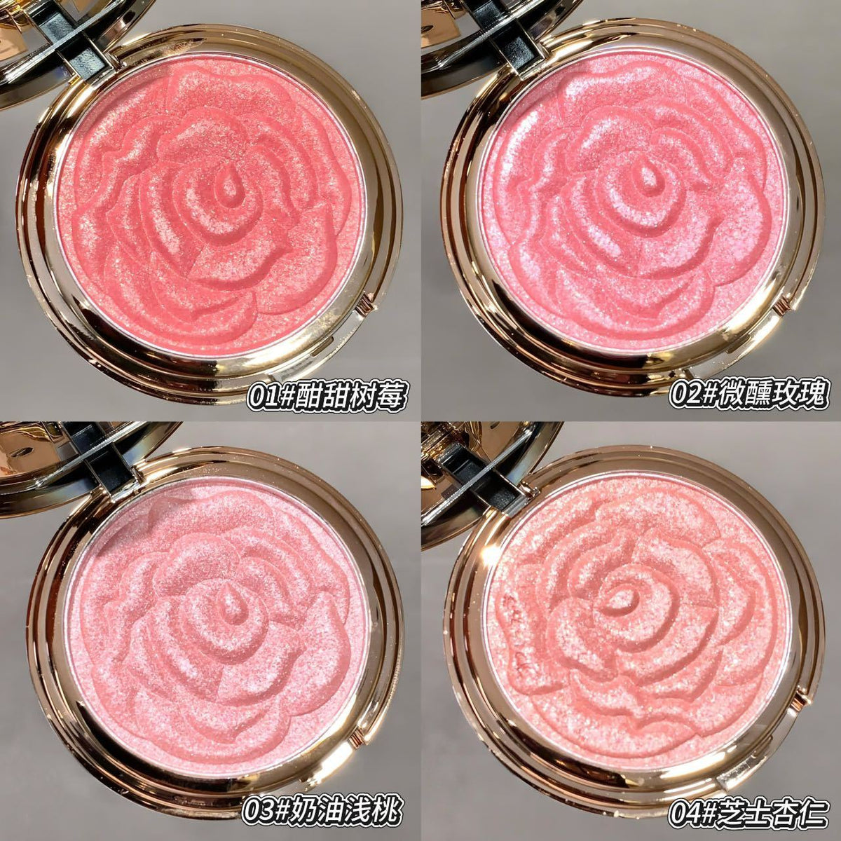 Rose Floral Shimmer Blush – image 11