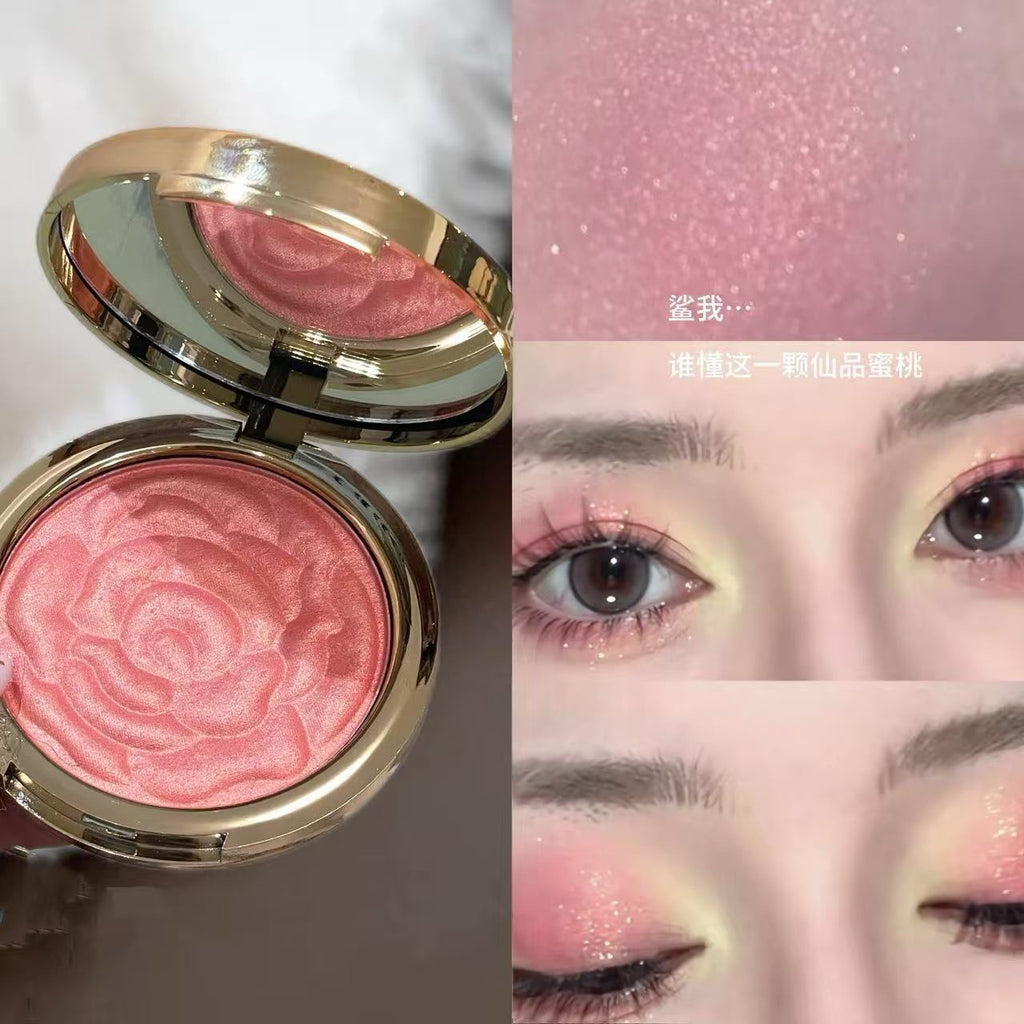 Rose Floral Shimmer Blush – image 5
