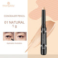 Monplay concealer pencil in shade 01 Natural, 1 g, with an application illustration