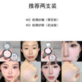 White Matte Contour Makeup