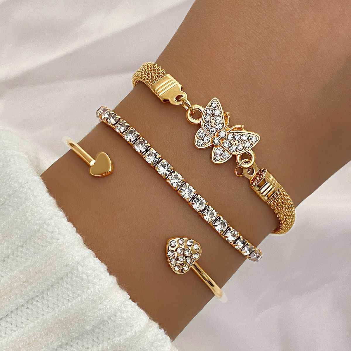 Heart Adjustable Set Bracelet – image 9