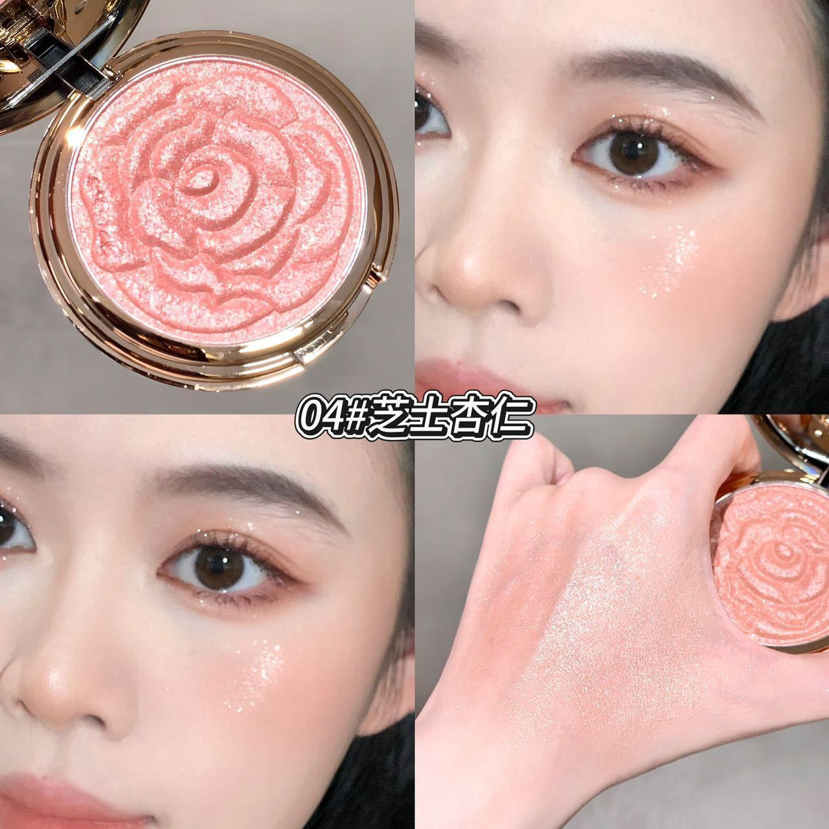 Rose Floral Shimmer Blush – image 15