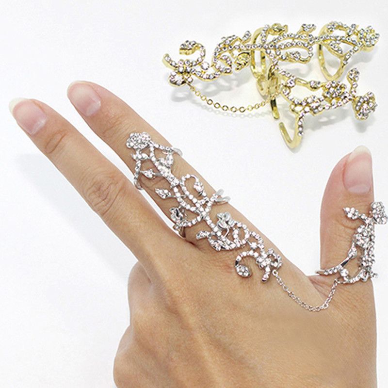 Rose Floral Adjustable Ring – image 3