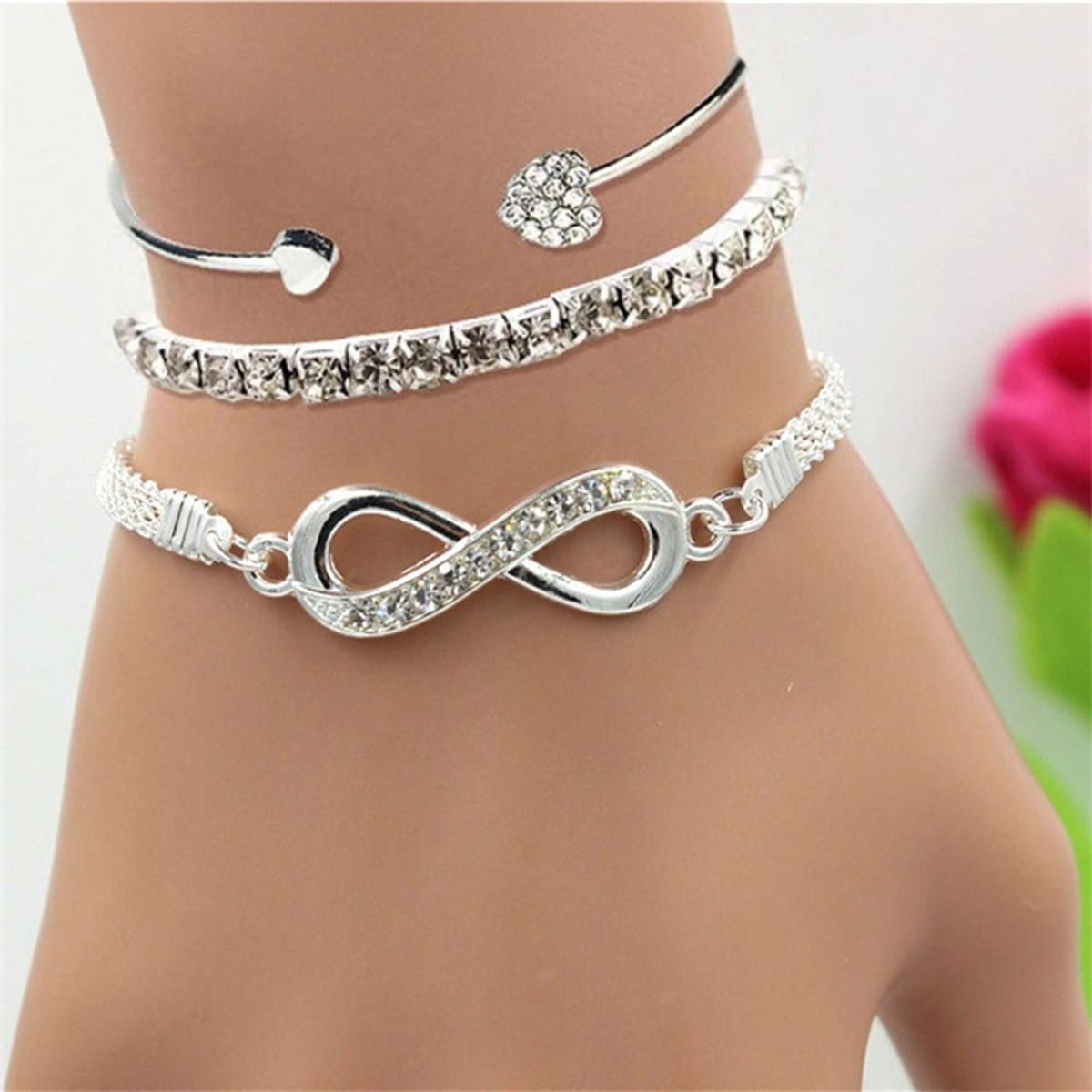 Heart Adjustable Set Bracelet – image 12