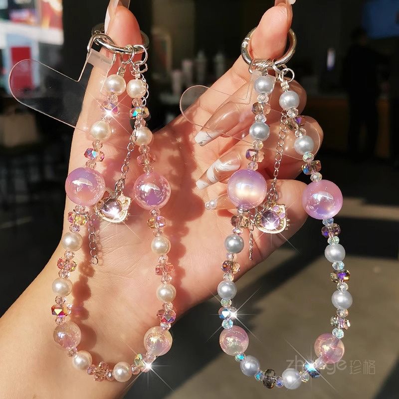 Multicolour Cat Charm Wrist Strap Set — product view 7