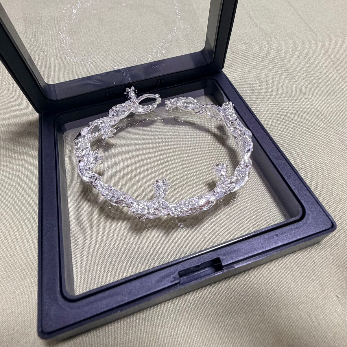 Lily-of-the-Valley Floral Bracelet