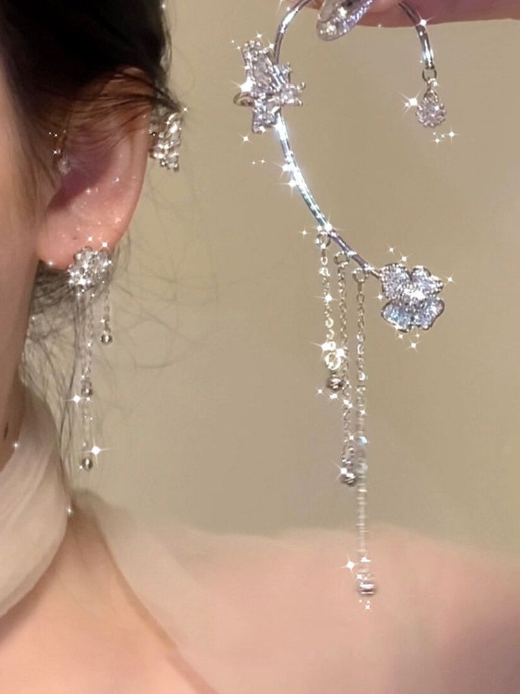 Butterfly Tassel Clip-On Earrings – image 8