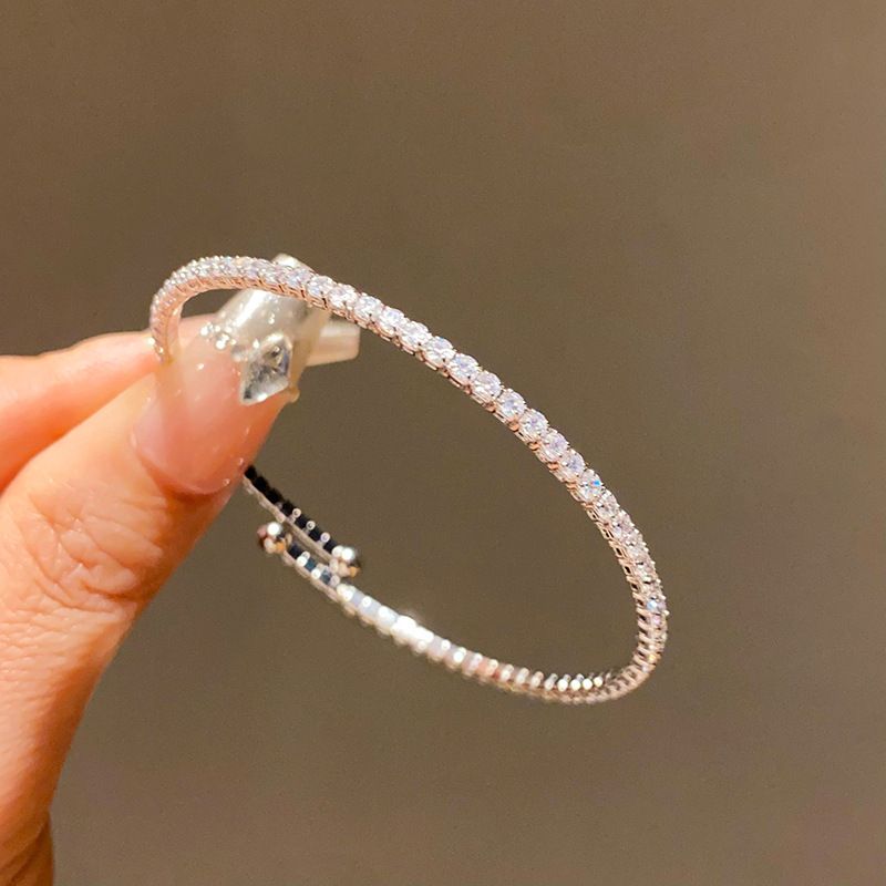 Floral Crystal-Style Adjustable Bracelet – image 17