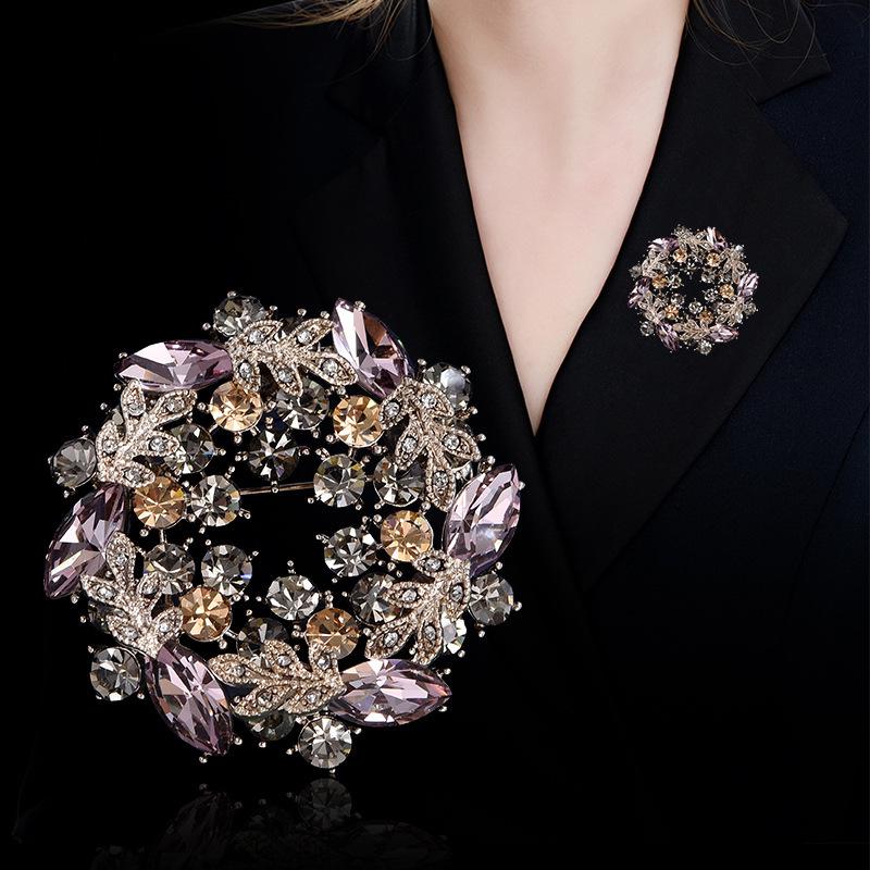 Pink Floral Brooch – image 2