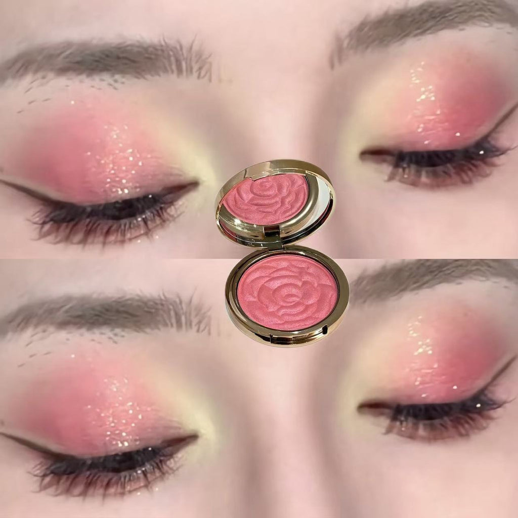 Rose Floral Shimmer Blush – image 6