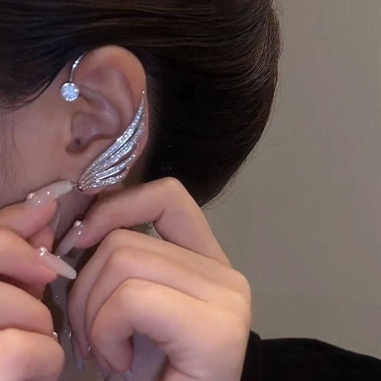 Butterfly Crystal-Style Clip-On Earrings – image 6