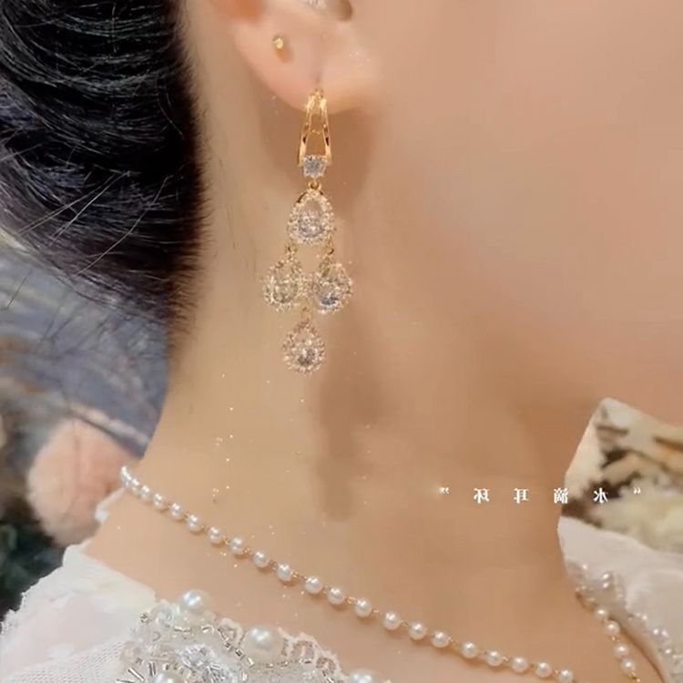 Teardrop Long Earrings — product view 5