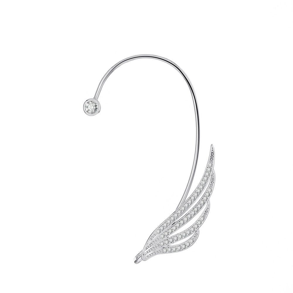 Butterfly Crystal-Style Clip-On Earrings – image 2