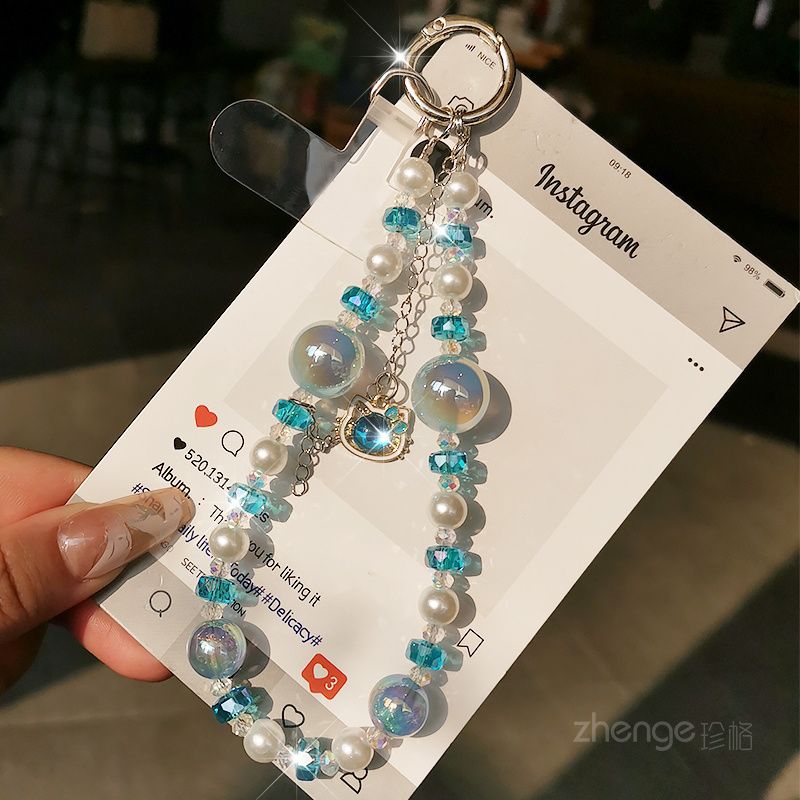 Multicolour Cat Charm Wrist Strap Set — product view 10