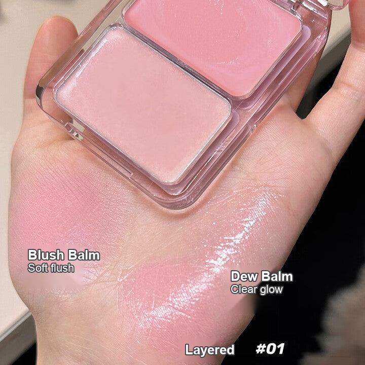 Dual-Tone Glow Blush Balm – Shade 01