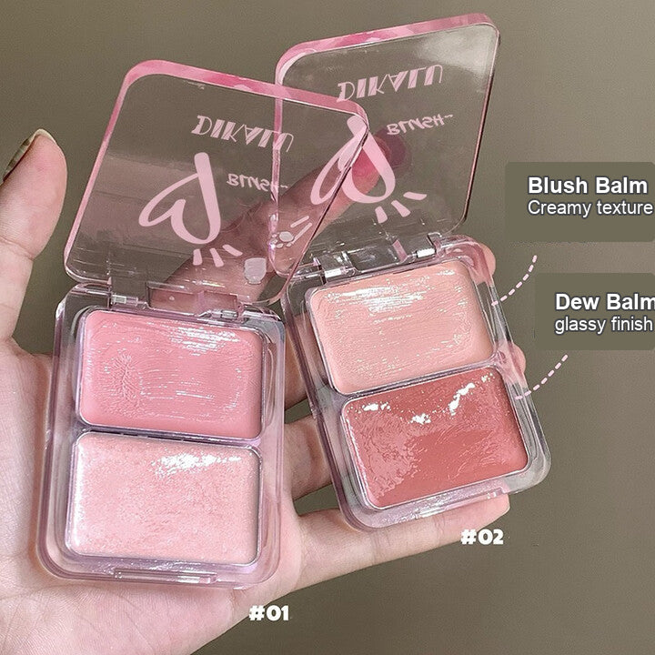 Dual-Tone Glow Blush Balm – Shade 01