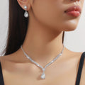 Crystal-Style Set Earrings