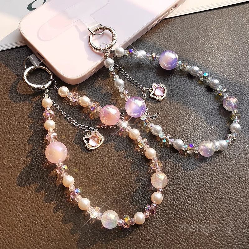 Multicolour Cat Charm Wrist Strap Set — product view 8