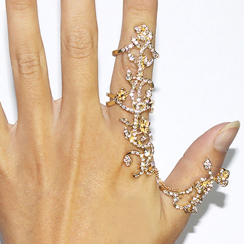 Rose Floral Adjustable Ring – image 4