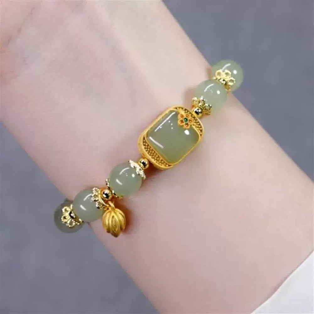 Jade-Style Sugar Cube Bracelet - MF278