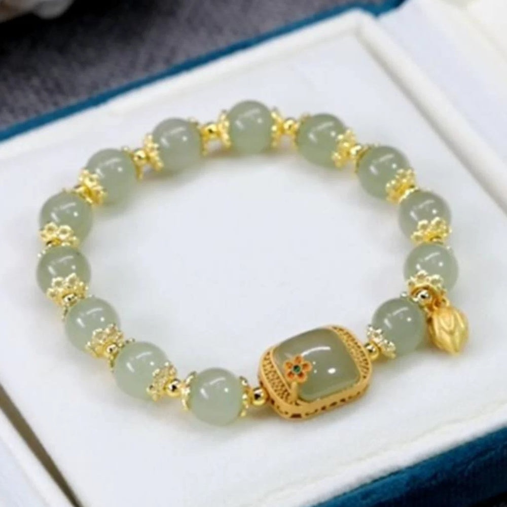 Jade-Style Sugar Cube Bracelet - MF278