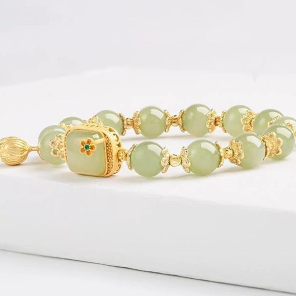 Jade-Style Sugar Cube Bracelet - MF278