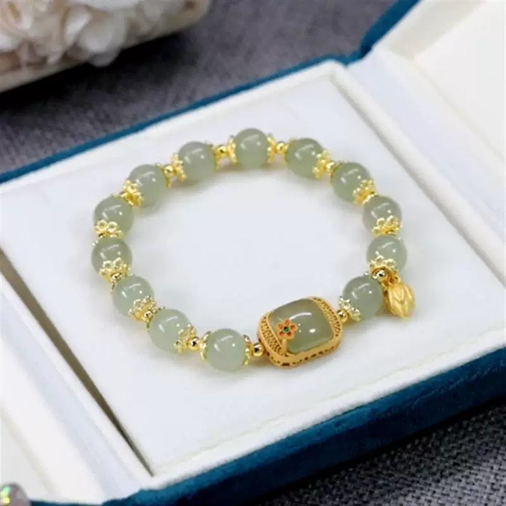 Jade-Style Sugar Cube Bracelet - MF278