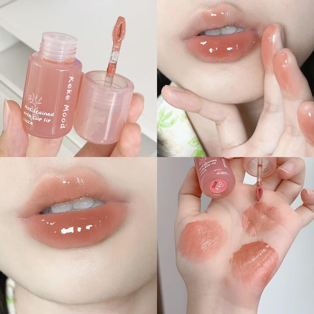 kekemood Mirror Gloss Lip Glaze - 03 Cinnamon Milk Tea