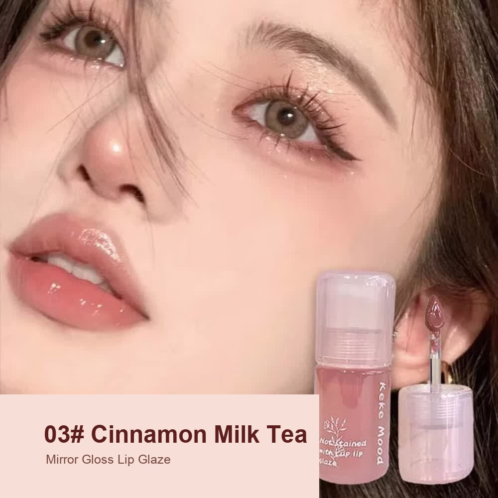 kekemood Mirror Gloss Lip Glaze - 03 Cinnamon Milk Tea