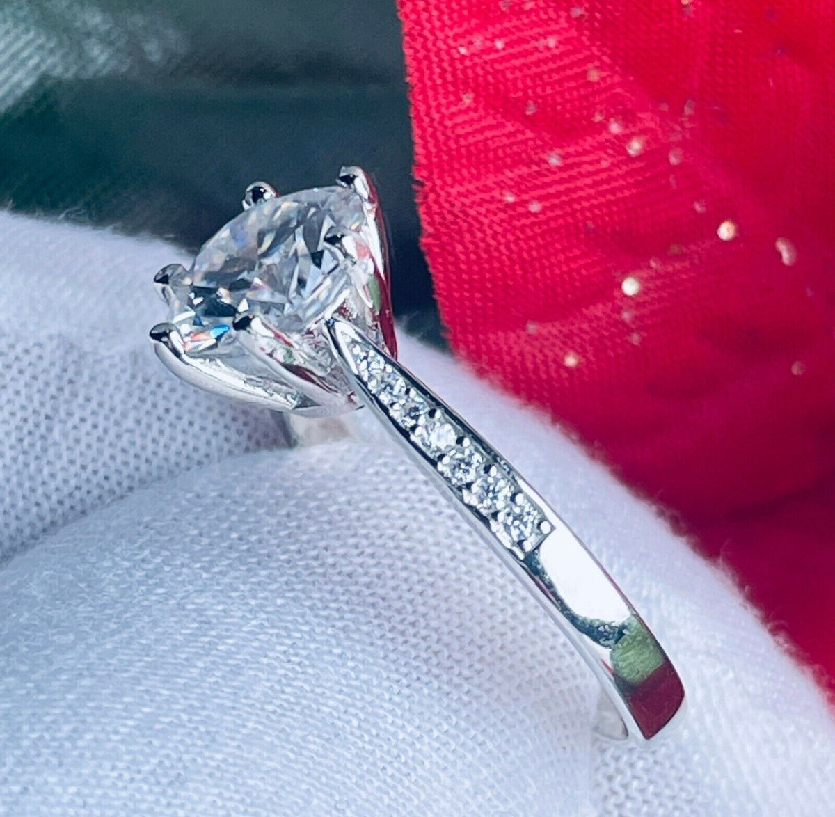 Six-Prong Couple Ring – image 5