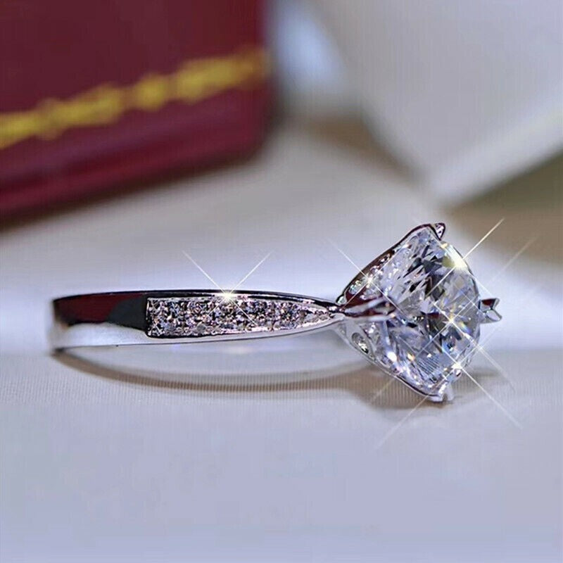 Six-Prong Couple Ring – image 8