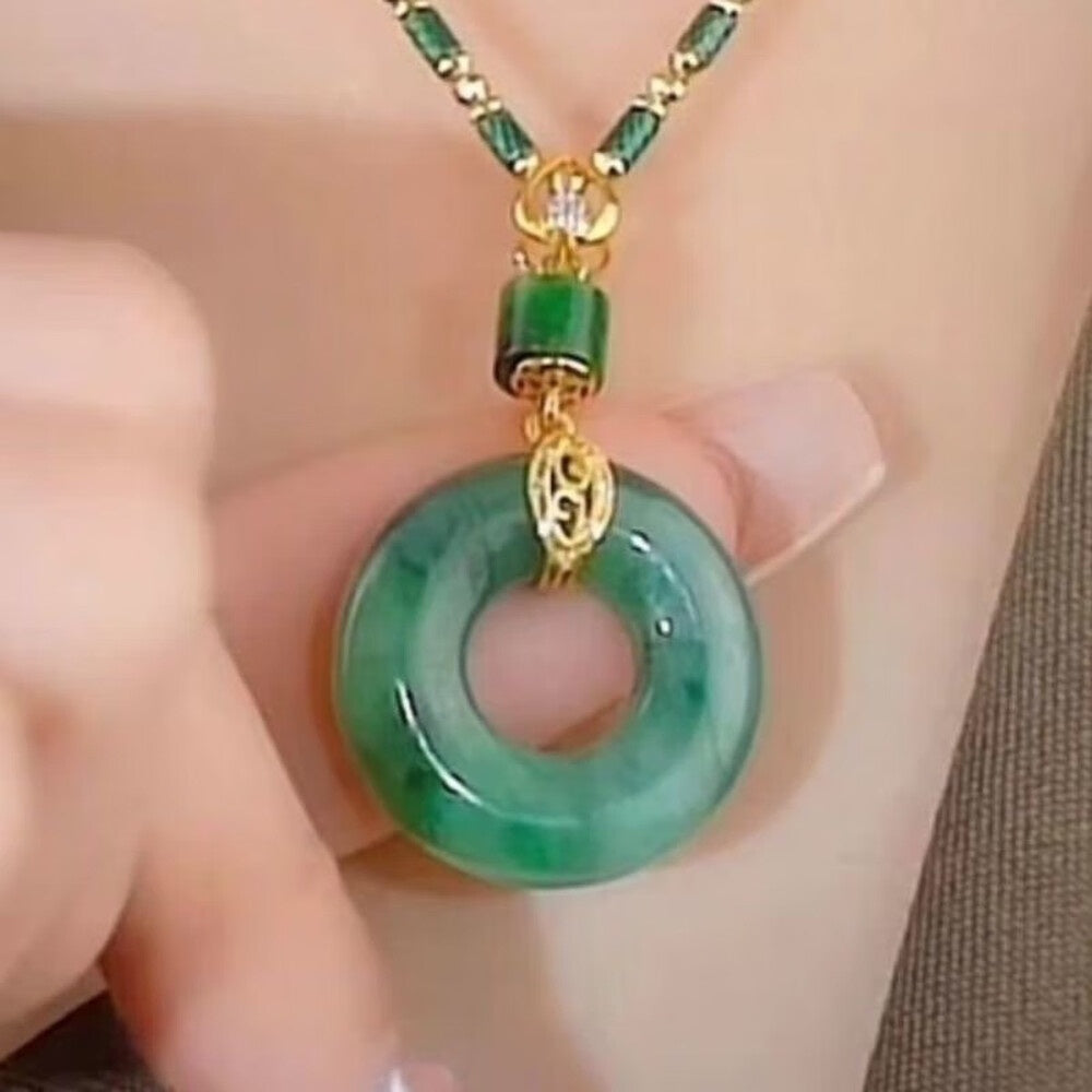 Safety Buckle Pendant Necklace