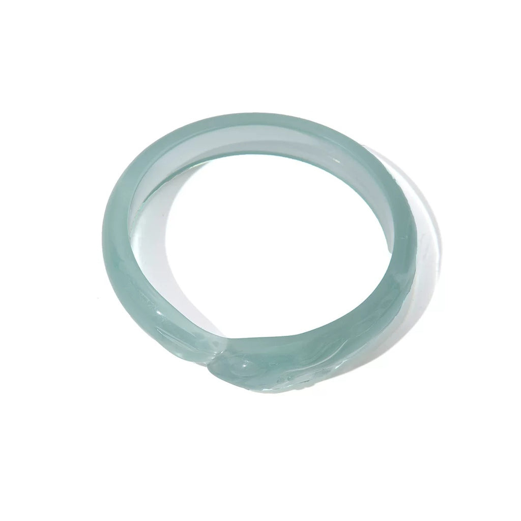 Sky Blue Translucent Bangle - S453