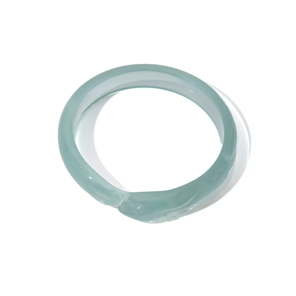 Sky Blue Translucent Bangle - S453