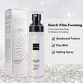 Soft Matte Setting Spray product image with English marketing copy
