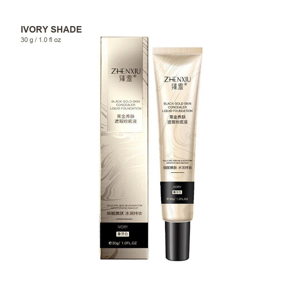 Zhenxiu Black Gold Skin-Care Liquid Foundation - Natural